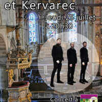 Les Enclos en musique, trio Pêr, Vari et Kervarec